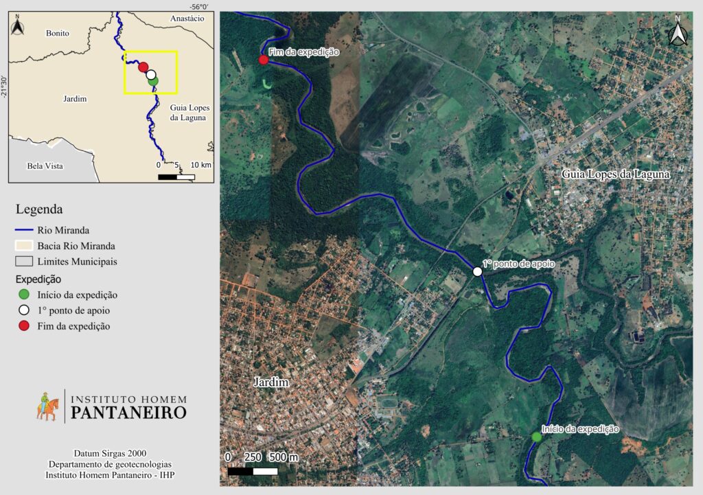 Rio Miranda tem pontos com menos de 50 cm de profundidade onde antes eram de mais de 5 metros